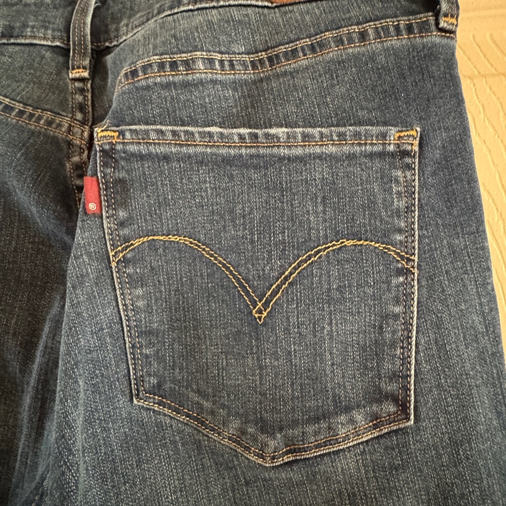 Levi's Medium Blue High Rise Skinny Jeans Size 30 - Picture 7 of 8